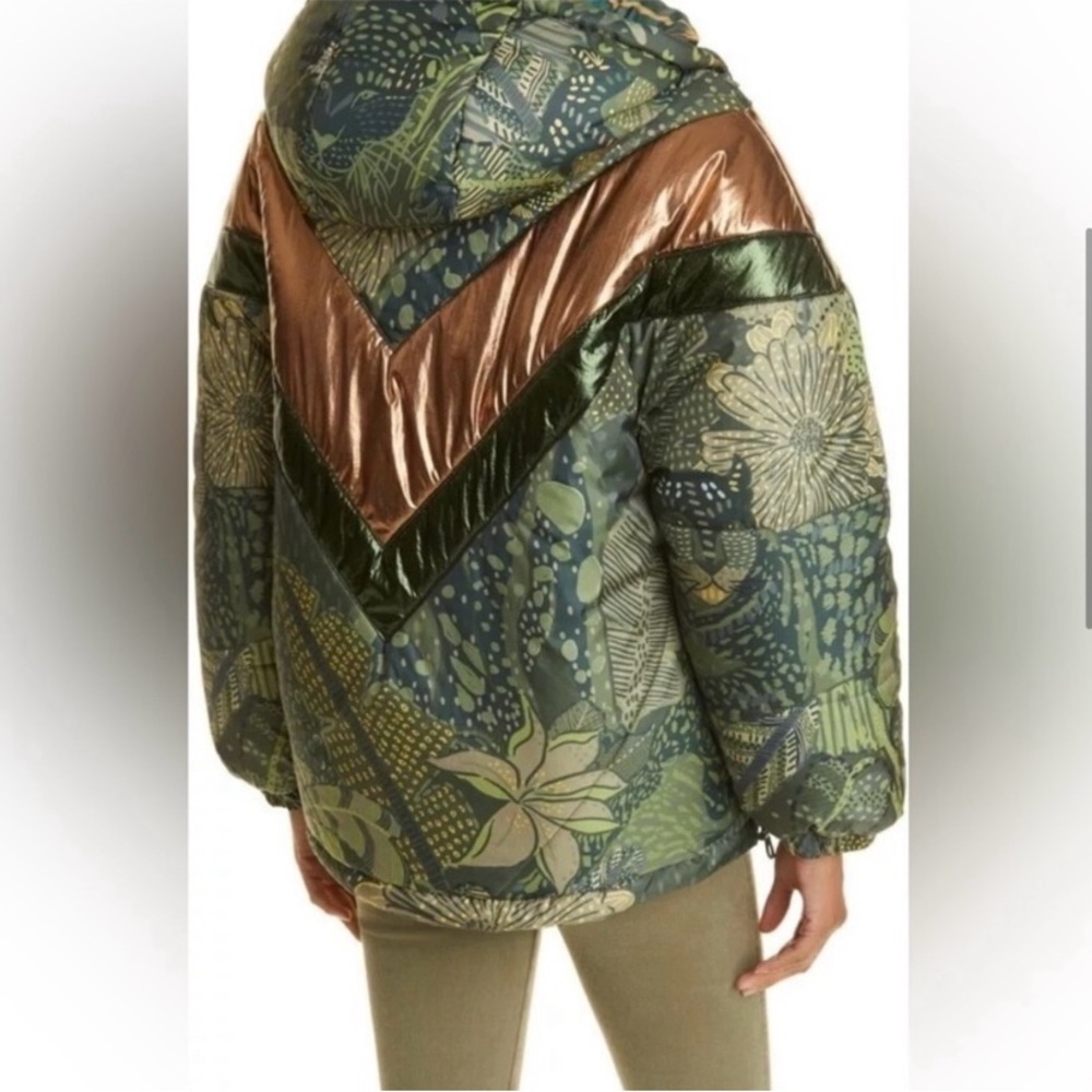 FARM Rio reversible jacket Cool Leopard green - Picture 4 of 16